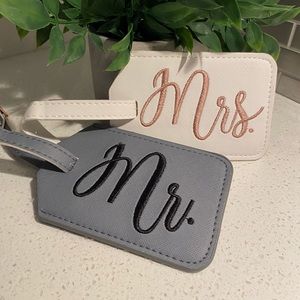 Mr. & Mrs. Luggage Tag Set
